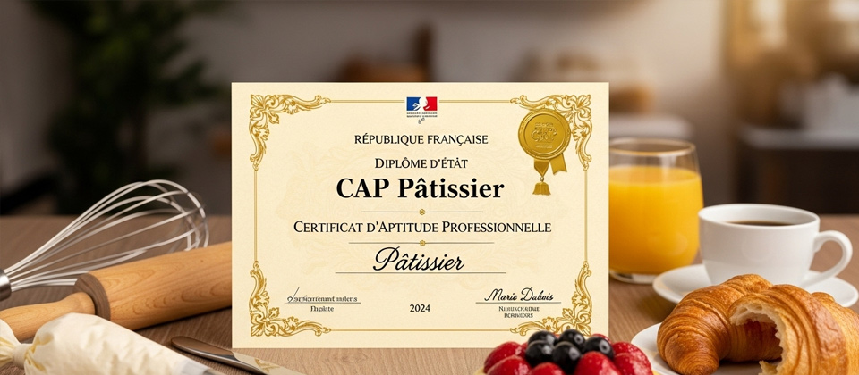 CAP Patisserie pour adultes en 1 an