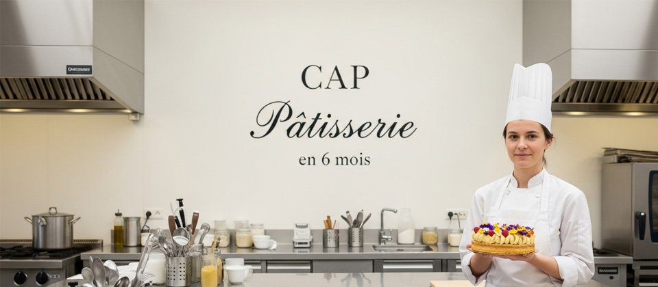 CAP Pâtisserie adulte en 6 mois