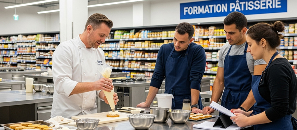 Devenir pâtissier en grande distribution : fiche métier et formation