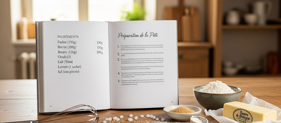 Recette CAP Pâtissier : Les pâtes de base