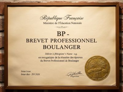 BP – Brevet Professionnel Boulanger