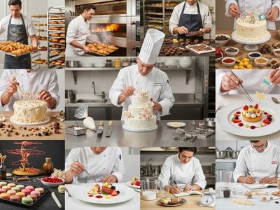 Les métiers de pâtissier